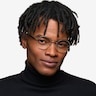 Turn Gold Carbon-fiberEyeglass Frames for Men from EyeBuyDirect
