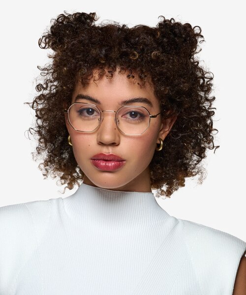 Soar Shiny Golden MétalMontures de lunettes de vue pour Femmes d'EyeBuyDirect