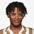 Movement White MetalEyeglass Frames for Men from EyeBuyDirect