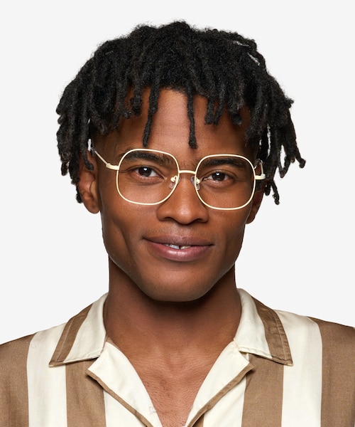Movement White MetalEyeglass Frames for Men from EyeBuyDirect