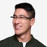 Beau Noir Plastic-metalMontures de lunettes de vue pour Hommes d'EyeBuyDirect