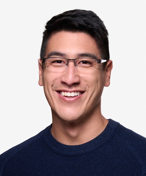 Beckett Coffee MetalEyeglass Frames for Men from EyeBuyDirect