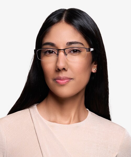 Beckett Coffee MetalEyeglass Frames for Women from EyeBuyDirect