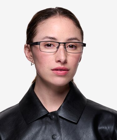 Gunmetal Bennett -  Classic Metal Eyeglasses