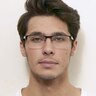 Bowen Black MetalEyeglass Frames for Men from EyeBuyDirect