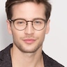 Thin Line Coffee MetalEyeglass Frames for Men from EyeBuyDirect