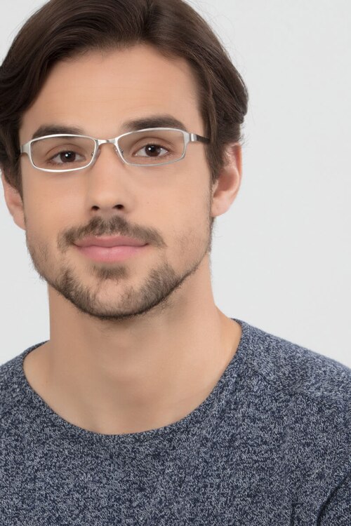 Johanna Gunmetal MetalEyeglass Frames for Men from EyeBuyDirect