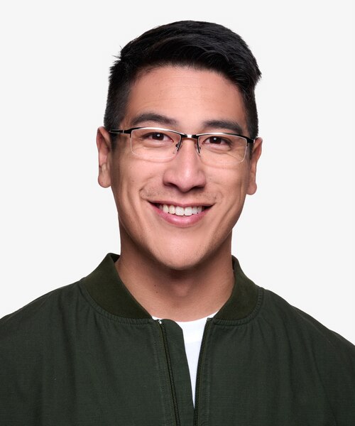 Mel Gunmetal MetalEyeglass Frames for Men from EyeBuyDirect
