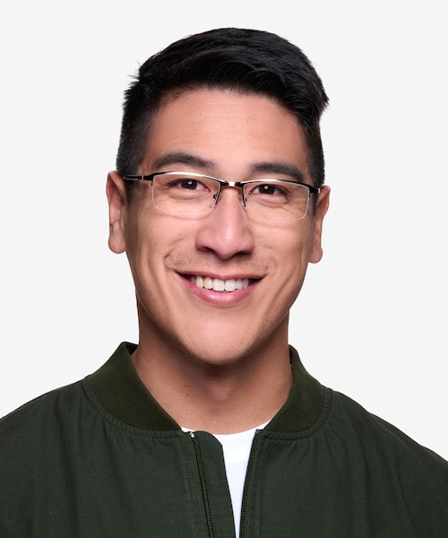 Mel Gunmetal MetalEyeglass Frames for Men from EyeBuyDirect