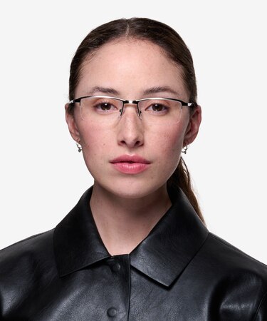  Gunmetal  Mel -  Classic Metal Eyeglasses