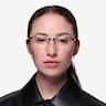 Mel Gunmetal MetalEyeglass Frames for Women from EyeBuyDirect