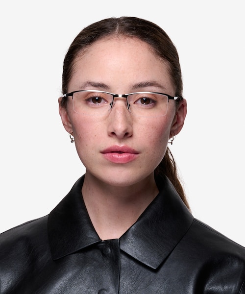 Mel Gunmetal MetalEyeglass Frames for Women from EyeBuyDirect