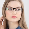 Farley Black MetalEyeglass Frames for Women from EyeBuyDirect