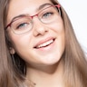 Ashlyn Red MetalEyeglass Frames for Women from EyeBuyDirect