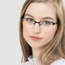 Melody Black MetalEyeglass Frames for Women from EyeBuyDirect