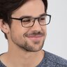 Dublin Matte Black MetalEyeglass Frames for Men from EyeBuyDirect