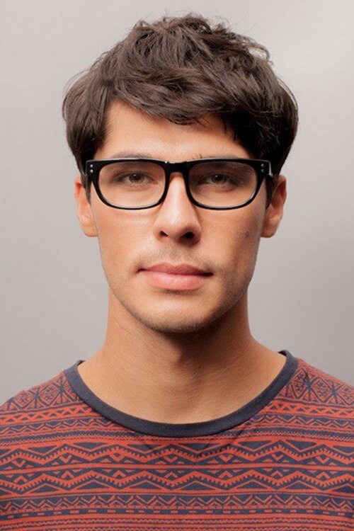 ROCK! Ronnie Noir AcétateMontures de lunettes de vue pour Hommes d'EyeBuyDirect