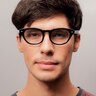 ROCK! Clark Noir AcétateMontures de lunettes de vue pour Hommes d'EyeBuyDirect
