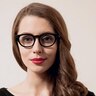 ROCK! Clark Noir AcétateMontures de lunettes de vue pour Femmes d'EyeBuyDirect