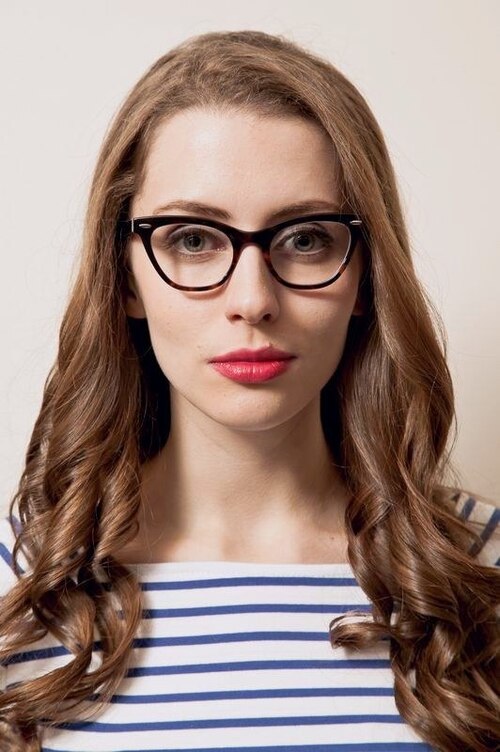 Ellie Purple & Tortoise AcetateEyeglass Frames for Women from EyeBuyDirect