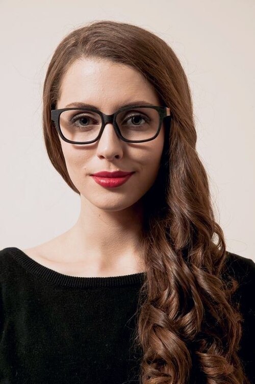 Digora Black AcetateEyeglass Frames for Women from EyeBuyDirect