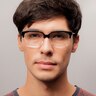 Dno Black & Clear AcetateEyeglass Frames for Men from EyeBuyDirect