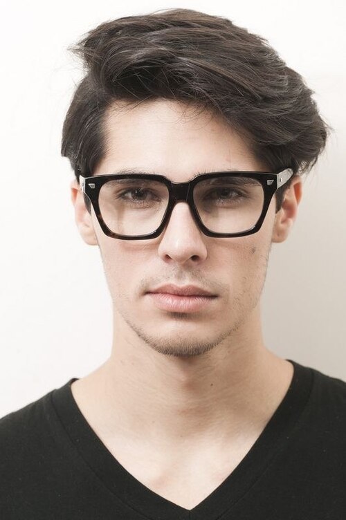 Retro09 Black AcetateEyeglass Frames for Men from EyeBuyDirect