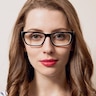 Andreapol Black & White AcetateEyeglass Frames for Women from EyeBuyDirect