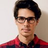 OX-095 Black AcetateEyeglass Frames for Men from EyeBuyDirect