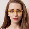 Model 3 Yellow & Pearl AcetateEyeglass Frames for Women from EyeBuyDirect
