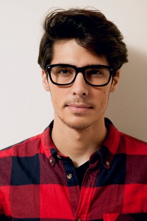 GAF-110194 Black AcetateEyeglass Frames for Men from EyeBuyDirect