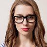 GAF-110194 Black AcetateEyeglass Frames for Women from EyeBuyDirect