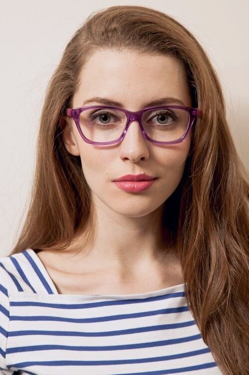 Boguchar Purple & Pink AcetateEyeglass Frames for Women from EyeBuyDirect