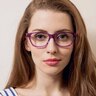 Boguchar Purple & Pink AcetateEyeglass Frames for Women from EyeBuyDirect