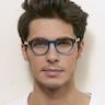 Gudermes Blue & Black AcetateEyeglass Frames for Men from EyeBuyDirect