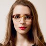 Gudermes Brown & Tortoise AcetateEyeglass Frames for Women from EyeBuyDirect