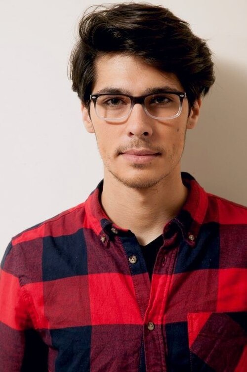 Novorzhev Grey & Clear AcetateEyeglass Frames for Men from EyeBuyDirect