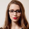 Novorzhev Grey & Clear AcetateEyeglass Frames for Women from EyeBuyDirect