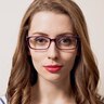 HA814 Purple AcetateEyeglass Frames for Women from EyeBuyDirect