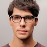 Saratov Black AcetateEyeglass Frames for Men from EyeBuyDirect