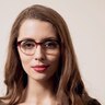 Sertolovo Burgundy & Clear AcetateEyeglass Frames for Women from EyeBuyDirect