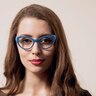 Lieksa Blue AcetateEyeglass Frames for Women from EyeBuyDirect