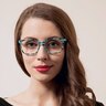 Tara Camouflage AcétateMontures de lunettes de vue pour Femmes d'EyeBuyDirect