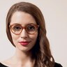Kalitva Brown AcetateEyeglass Frames for Women from EyeBuyDirect