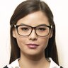 DN6085 Black & Yellow AcetateEyeglass Frames for Women from EyeBuyDirect