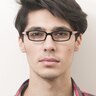 Keizer Black AcetateEyeglass Frames for Men from EyeBuyDirect