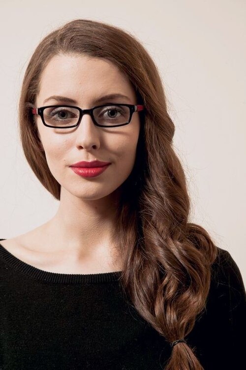 Keizer Black AcetateEyeglass Frames for Women from EyeBuyDirect