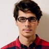 Newberg Black & Blue AcetateEyeglass Frames for Men from EyeBuyDirect