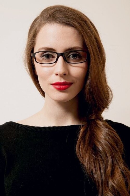 Albany Black PlasticEyeglass Frames for Women from EyeBuyDirect
