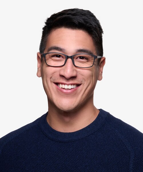Corvallis Black PlasticEyeglass Frames for Men from EyeBuyDirect